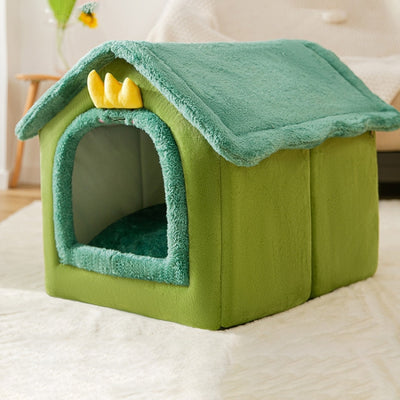 House Type Universal Removable and Washable Pet Dog Cat Bed Pet Supplies, M