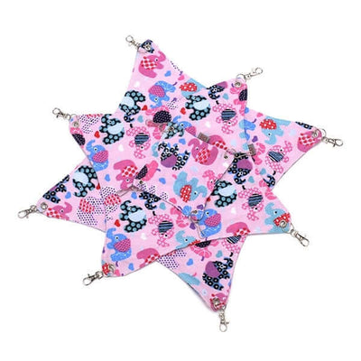 Pet Canvas Hammock Nice And Warm Cat Hammock Hamster Mat Nest Pet Bed,Medium,Size:33*30cm,Random Color Delivery, Size:33*30cm