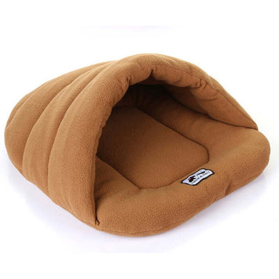 Slipper Shape Polar Fleece Warm Thicken Pet Dogs Cats House Size: L, 58×68×32cm, Size: L