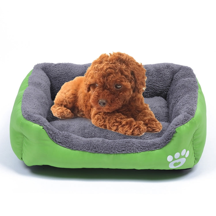 Candy Color Four Seasons Genuine Warm Pet Dog Kennel Mat Teddy Dog Mat, Size: L, 66×50×14cm, Size: L