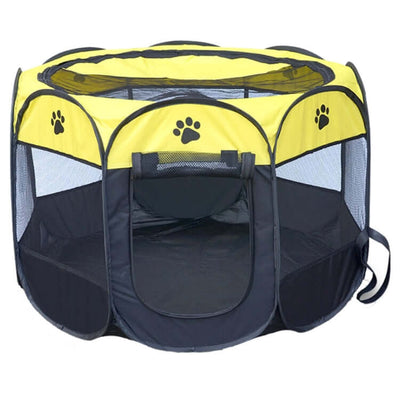 1. Folds up for easy storage and travel. 2. Portable and lightweight playpen keep pets safe and secure. 3. Mesh sides provide just the right amount of light, shade and ventilation.Specification: General Product Size 73x73x43cm Package Weight One Package W
