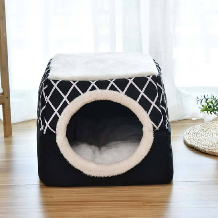 1. Product material: high quality velvet2. Filler: high density sponge3. Weight: L400g, XL580g4. Product specifications: L---35x33x30cm, XL-38x38x34cm5. Load-bearing: L code can withstand cats up to 5 kilograms, dogs within 6 kilograms, XL code can withst