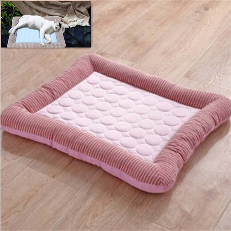 1.Applicable object: General2.Applicable size: S-45x35cm / M-55x45cm / L-76x58cm3.Color: pink, blue4.Product category: pet seat cushion5.Material: ClothSpecification: Package Weight One Package Weight 1.00kgs / 2.21lb One Package Size 45cm * 35cm * 8cm /