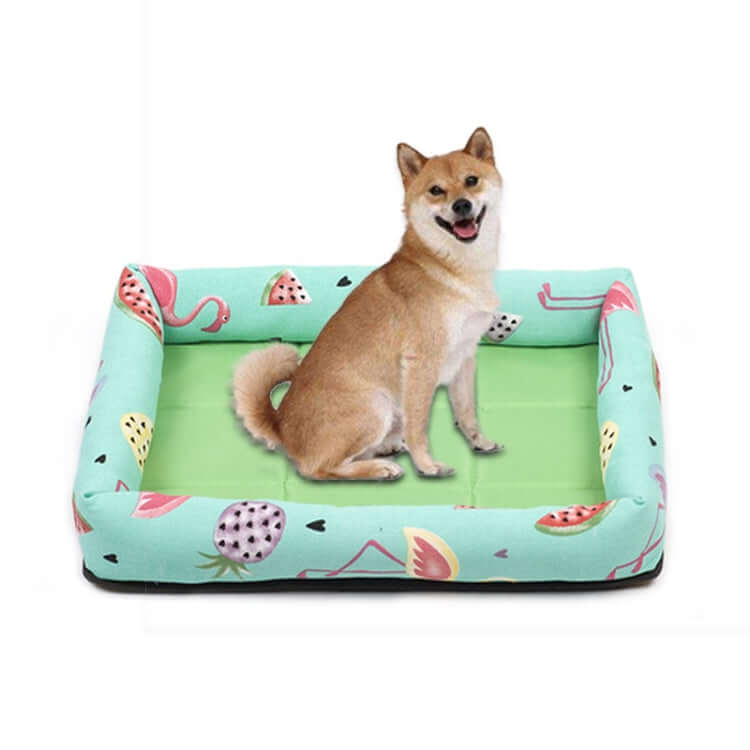 Summer Pet Non-removable Side Dog Mat Pet Bed, M 53X40X6cm, XL 83X66X8cm
