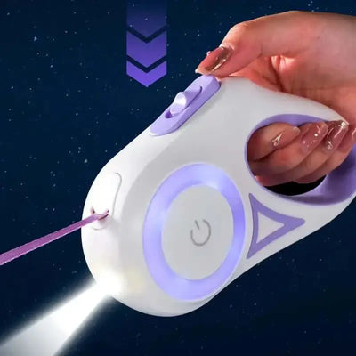 LED Retractable Dog Leash for Night Walks|Paws Palace StoresEnhance night walks with our LED dog leash. Strong, flexible control for your pet. Experience safer, illuminated walks now. Free delivery£22.9