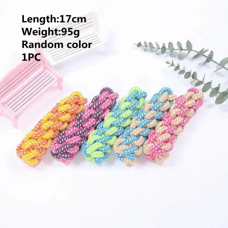 Interactive Cotton Rope Dog Toys Bite | Paws Palace StoreBuy Interactive Cotton Rope Dog Toys Bite-Resistant,Toy for Small and Large Dogs Teeth Cleaning Pet Supplies for only £4.90 | Free delivery£3.9