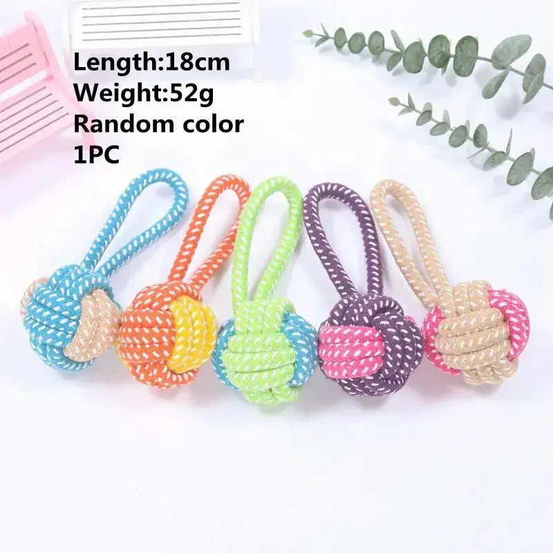 Interactive Cotton Rope Dog Toys Bite | Paws Palace StoreBuy Interactive Cotton Rope Dog Toys Bite-Resistant,Toy for Small and Large Dogs Teeth Cleaning Pet Supplies for only £4.90 | Free delivery£3.9