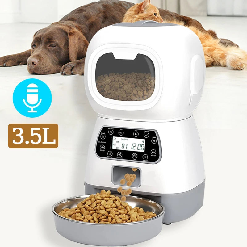 Pet Automatic feederAt Paws Palace Stores, we understand the importance of maintaining a consistent feeding schedule for your pet, even when you're not at home. That's why we're excited to introduce our Pet Automatic Feeder section, where you'll find a ra