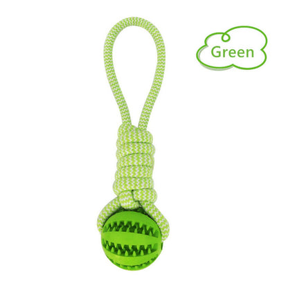 Dog Toys Balls Interactive Treat Rope RubberDurable Dog Toys Balls for chewing & play. Enhance pet tooth cleaning with our Rubber Leaking Balls. Ideal for small to medium dogs.£6.90#DogAccessories,Chew toys,dog,Dog toy,Dog toy balls on a rope Interactive