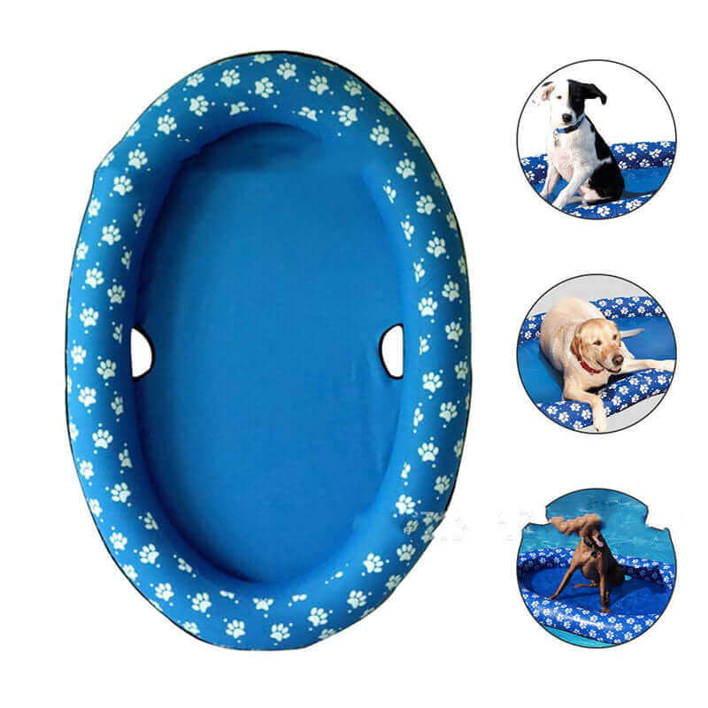 Luxe Inflatable Dog Pool | Relaxation | Paws Palace StoreElevate your pet’s summer with our inflatable dog pool hammock. Durable, stylish, & perfect for ultimate relaxation. Grab yours now! Free delivery£36.90#DogSwimmingPool #InflatableHammock #PetPool #