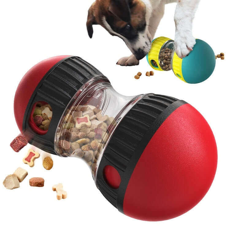 Interactive Food Dispensing Dog Toy£12.9Paws Palace StoresDurable & quiet food-dispensing dog toy designed to slowly feed, improve digestion, and boost pets' intelligence. Perfect for small breeds. Free delivery.