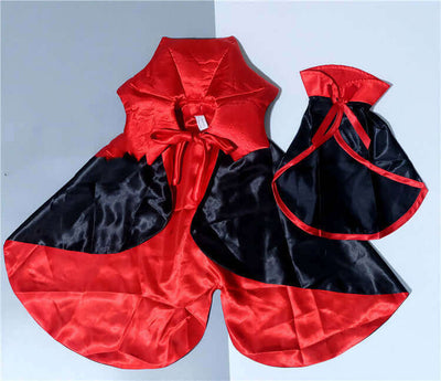 Halloween Pet Vampire Cape - Perfect Fit for Festive Fun£14.9Paws Palace StoresTransform your pet into a vampire king with our Halloween Cape! Ideal for pets with a 29–35 cm neck size. Black cloak style, easily adjustable. Free Delivery