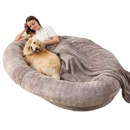 Cozy Short Plush Large Dog Bed in Various SizesShop for a spacious and comfortable dog bed! Made with soft cloth, available in 3 sizes and neutral colors. Get your pet's perfect nest today.£240.90#CatBed,#CatNap,#Cats #SmallDogs,#CatsAccessories,#Comforta