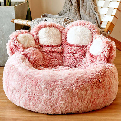 Bear Paw Pet Bed - Ultimate Comfort for Your PupShop the coziest bear paw-shaped pet bed. Perfect dreamland for pets. Plush, comfy, & designed for your pet's well-being. £56.90"Tags: #PetBed #CozyComfort #BearPawBed #OrthopedicSupport #ThermalRegulation #