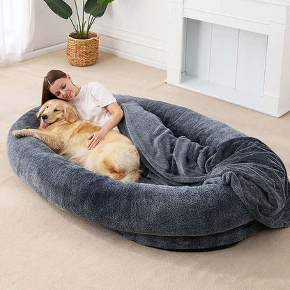 Cozy Short Plush Large Dog Bed in Various SizesShop for a spacious and comfortable dog bed! Made with soft cloth, available in 3 sizes and neutral colors. Get your pet's perfect nest today.£320.90#CatBed,#CatNap,#Cats #SmallDogs,#CatsAccessories,#Comforta