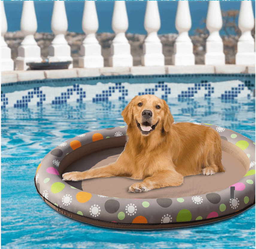 Infinity Pool Dog Luxe Inflatable Dog Pool - Ultimate Comfort and Durability