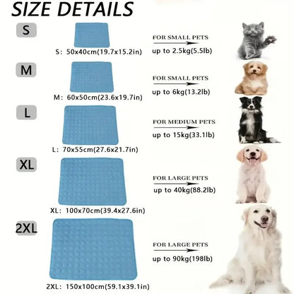 Extra Large Dog Cooling Mat - Summer Pet ComfortKeep your pets cool this summer with our Extra Large Dog Cooling Mat. Ideal for small to big dogs and durable for cats. Machine washable for easy care.£3.9