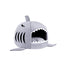 Indoor Pet Dog Puppy Cat Warm House Sharks Pet Sleeping Bed Nest, S Size: 42x42x42cm