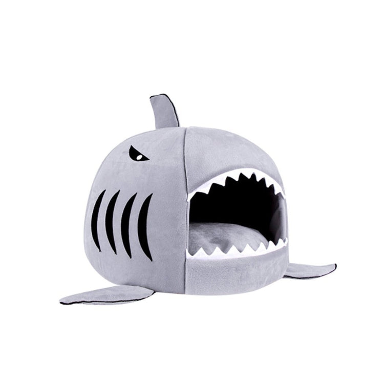 Indoor Pet Dog Puppy Cat Warm House Sharks Pet Sleeping Bed Nest, S Size: 42x42x42cm