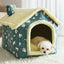 House Type Universal Removable and Washable Pet Dog Cat Bed Pet Supplies, S