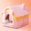House Type Universal Removable and Washable Pet Dog Cat Bed Pet Supplies, S
