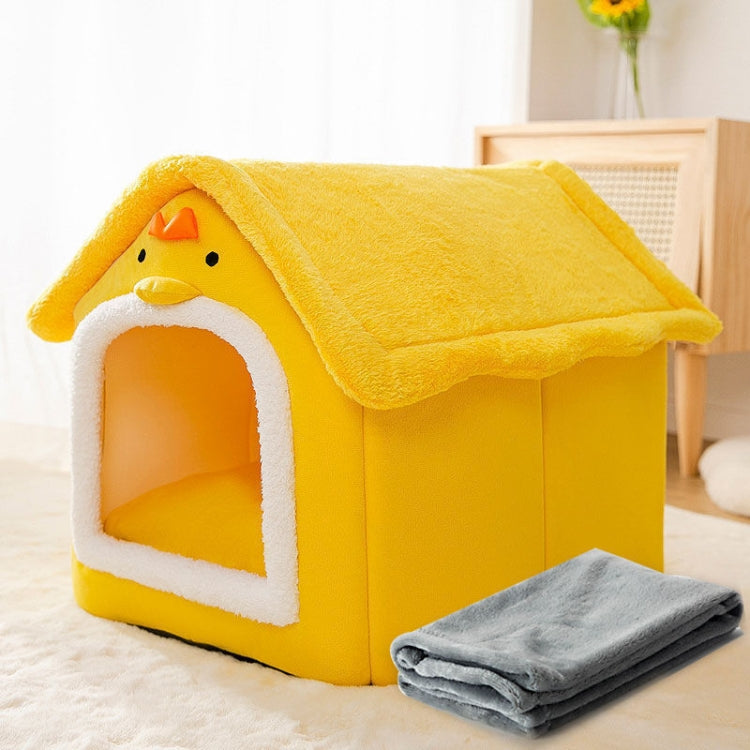 House Type Universal Removable and Washable Pet Dog Cat Bed Pet Supplies, M