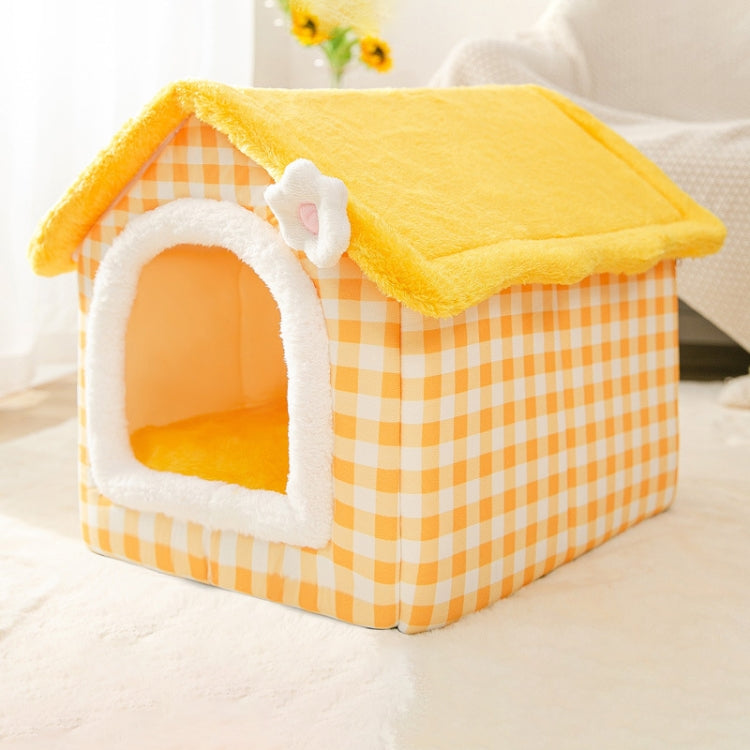 House Type Universal Removable and Washable Pet Dog Cat Bed Pet Supplies, L