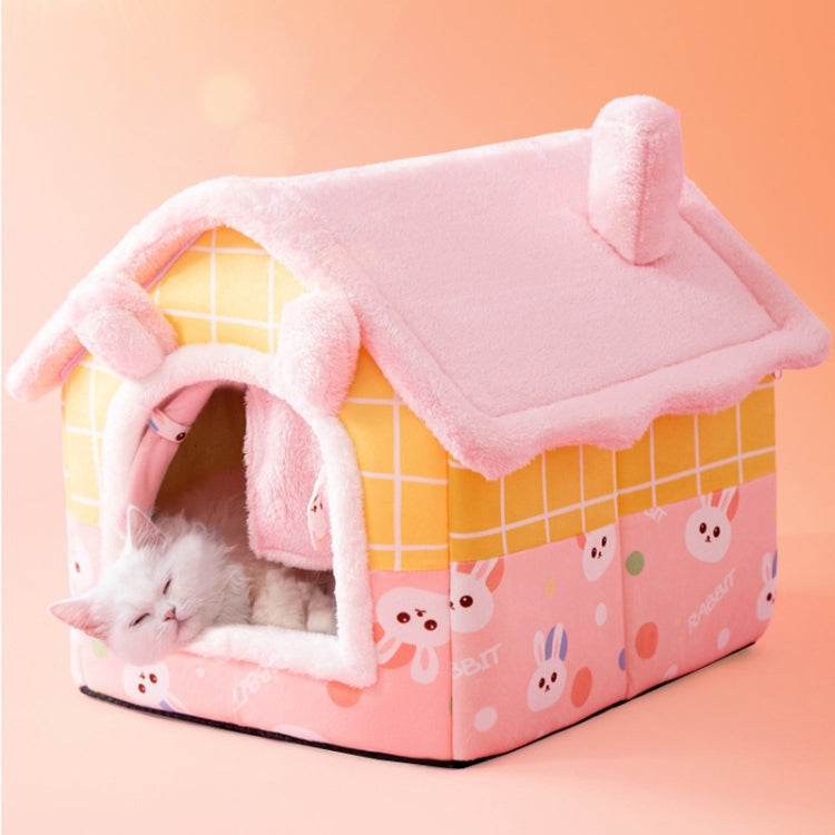 House Type Universal Removable and Washable Pet Dog Cat Bed Pet Supplies, L