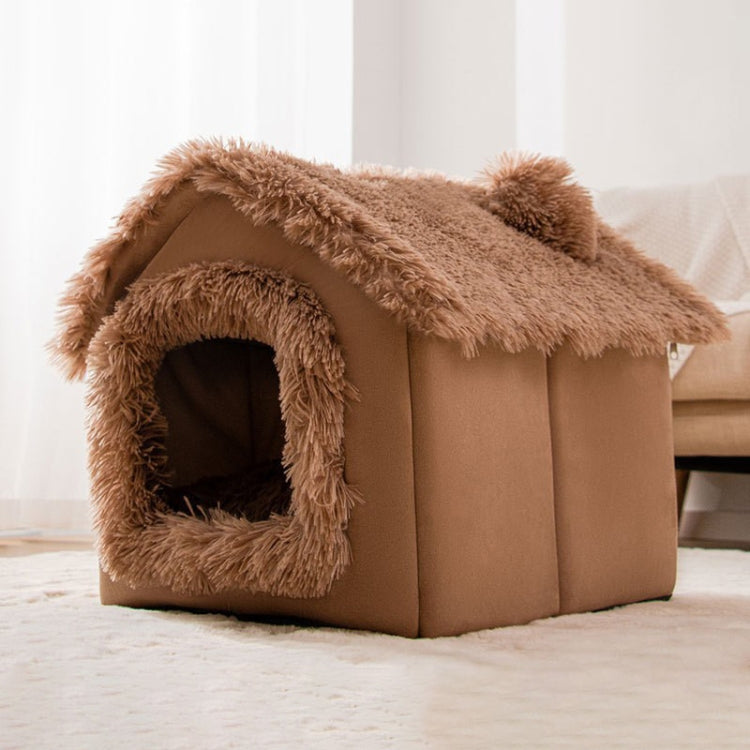House Type Universal Removable and Washable Pet Dog Cat Bed Pet Supplies, L