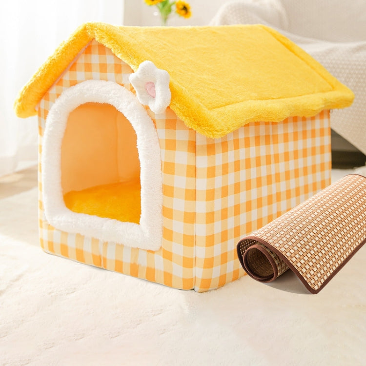 House Type Universal Removable and Washable Pet Dog Cat Bed Pet Supplies, L