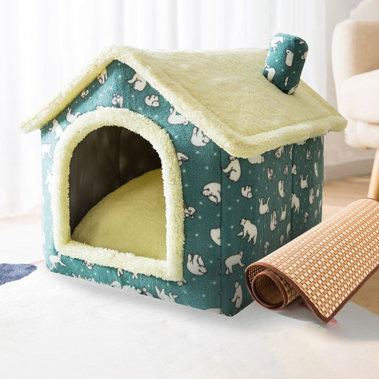 House Type Universal Removable and Washable Pet Dog Cat Bed Pet Supplies, L