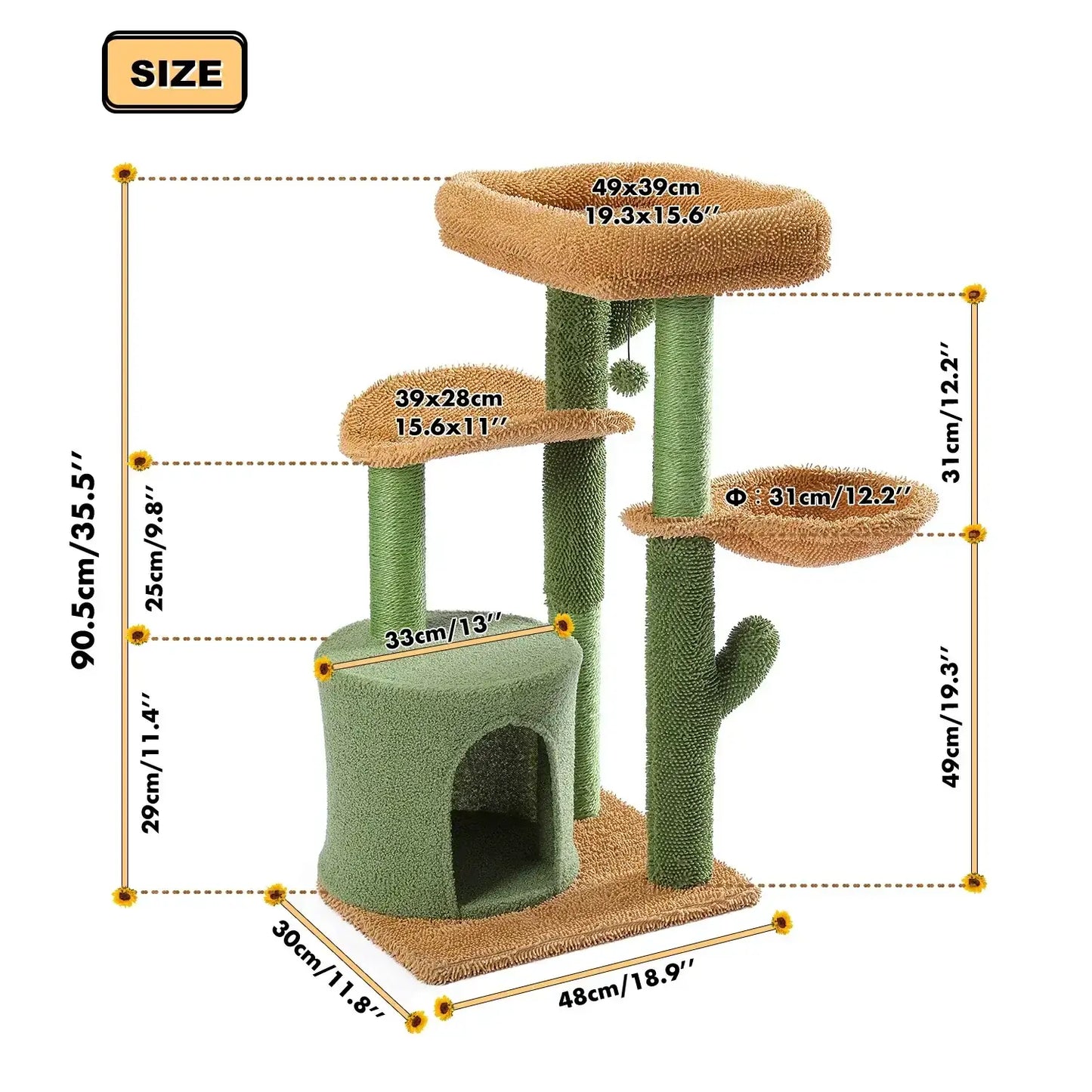 Stylish Cat Climbing Tree & Play FrameElevate playtime with our Cat Climbing Tree & Play Frame. Perfect for jumping, standing, & stylish lounging. Ideal for active cats.£68.9