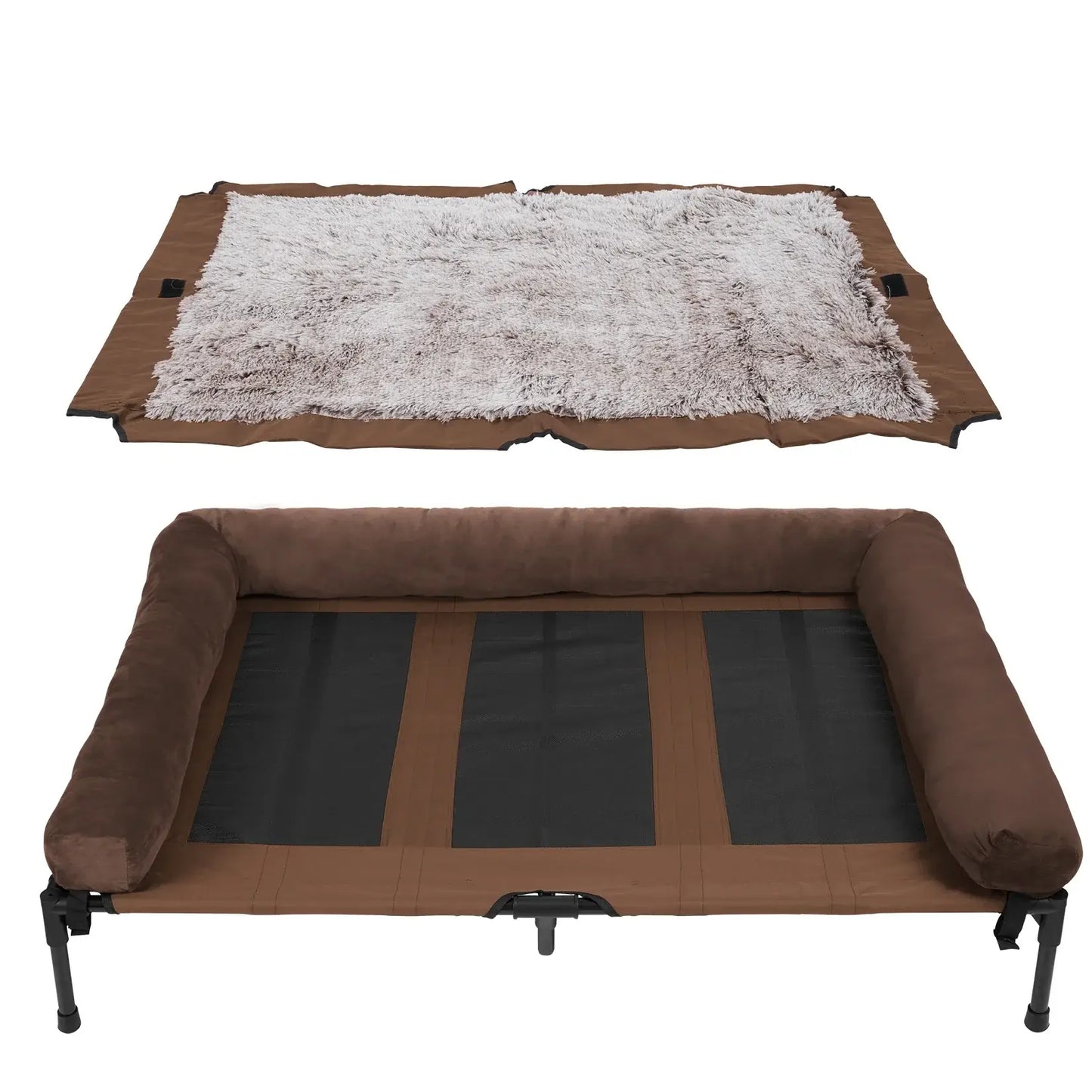 Extra Large Cooling Elevated Dog Bed Waterproof