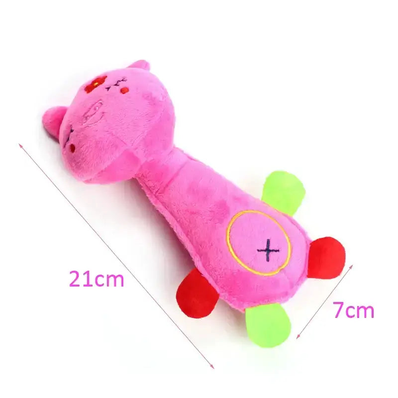 Durable Low Price Pet Dog Plush Toy Animal Shape with Squeaky for Small Dogs Chihuahua Yorkshire Bichon Puppy Chew Cleaning Toys