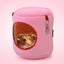 Flannel Cylinder Pet House Warm Hamster Hammock Hanging Bed Small Pets Nest, S, Size:10*9*9cm, Size:10*9*9cm