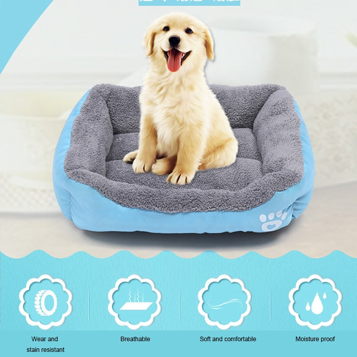 Four Seasons Genuine Warm Pet Dog Kennel Mat Teddy Pomerang Dog Mat, Size: L, 66×50×14cm, Size: L