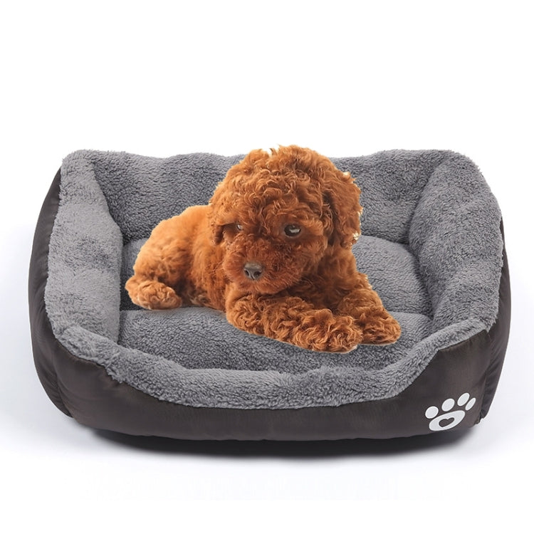 Candy Color Four Seasons Genuine Warm Pet Dog Kennel Mat Teddy Dog Mat, Size: L, 66×50×14cm, Size: L