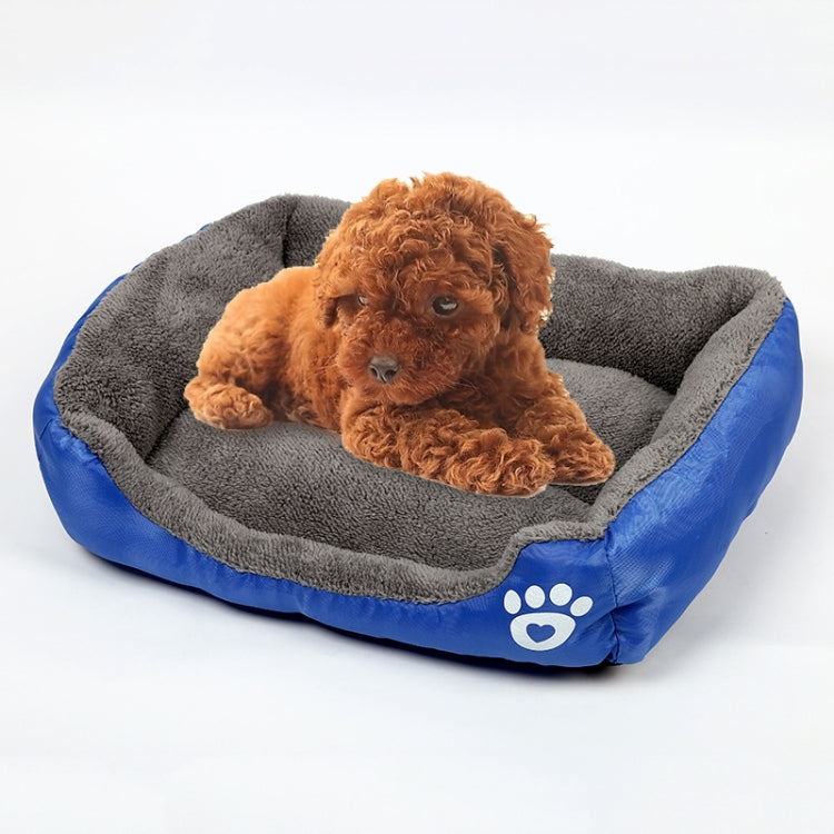 Candy Color Four Seasons Genuine Warm Pet Dog Kennel Mat Teddy Dog Mat, Size: L, 66×50×14cm, Size: L