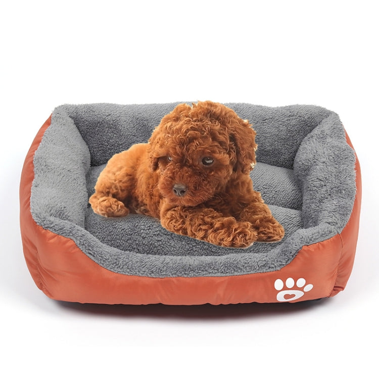 Candy Color Four Seasons Genuine Warm Pet Dog Kennel Mat Teddy Dog Mat, Size: L, 66×50×14cm, Size: L