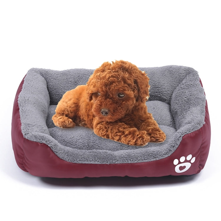 Candy Color Four Seasons Genuine Warm Pet Dog Kennel Mat Teddy Dog Mat, Size: L, 66×50×14cm, Size: L