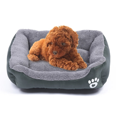 Candy Color Four Seasons Genuine Warm Pet Dog Kennel Mat Teddy Dog Mat, Size: M, 54×42×12cm, Size: M