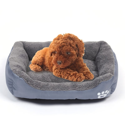 Candy Color Four Seasons Genuine Warm Pet Dog Kennel Mat Teddy Dog Mat, Size: M, 54×42×12cm, Size: M