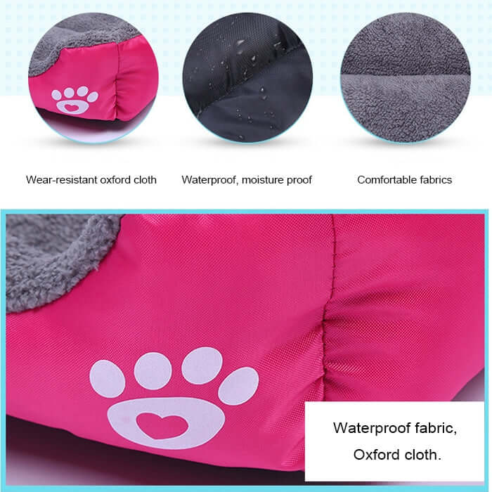 1. Warm and comfortable, designed to give your pet a place to rest. 2. Wear-resistant, dirt-resistant and breathable. 3. PP cotton filling, multi-color optional. 4. Easy to clean, no sticky hair. 5. Moisture-proof, protect the cervical spine.Specification