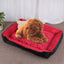 Dog Bone Pattern Big Soft Warm Kennel Pet Dog Cat Mat Blanket, Size: S, 60×45×15cm, Size: S