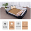 Dog Bone Pattern Big Soft Warm Kennel Pet Dog Cat Mat Blanket, Size: M, 70×50×15cm, Size: M