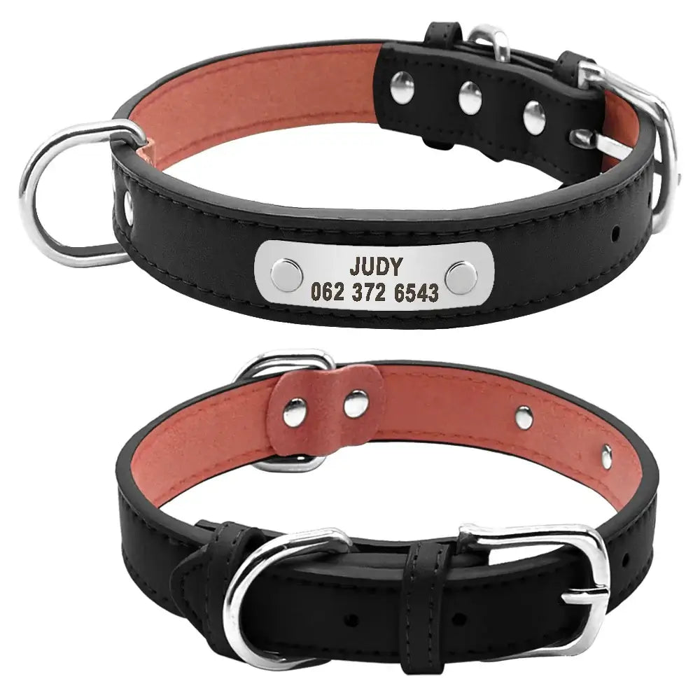 Durable Personalized Dog Collar - Customizable Sizes