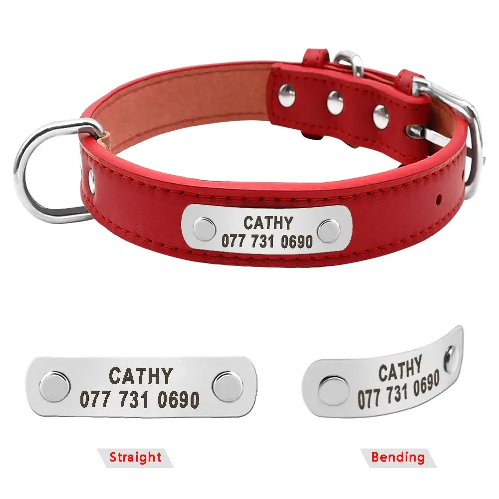 Durable Personalized Dog Collar - Customizable Sizes