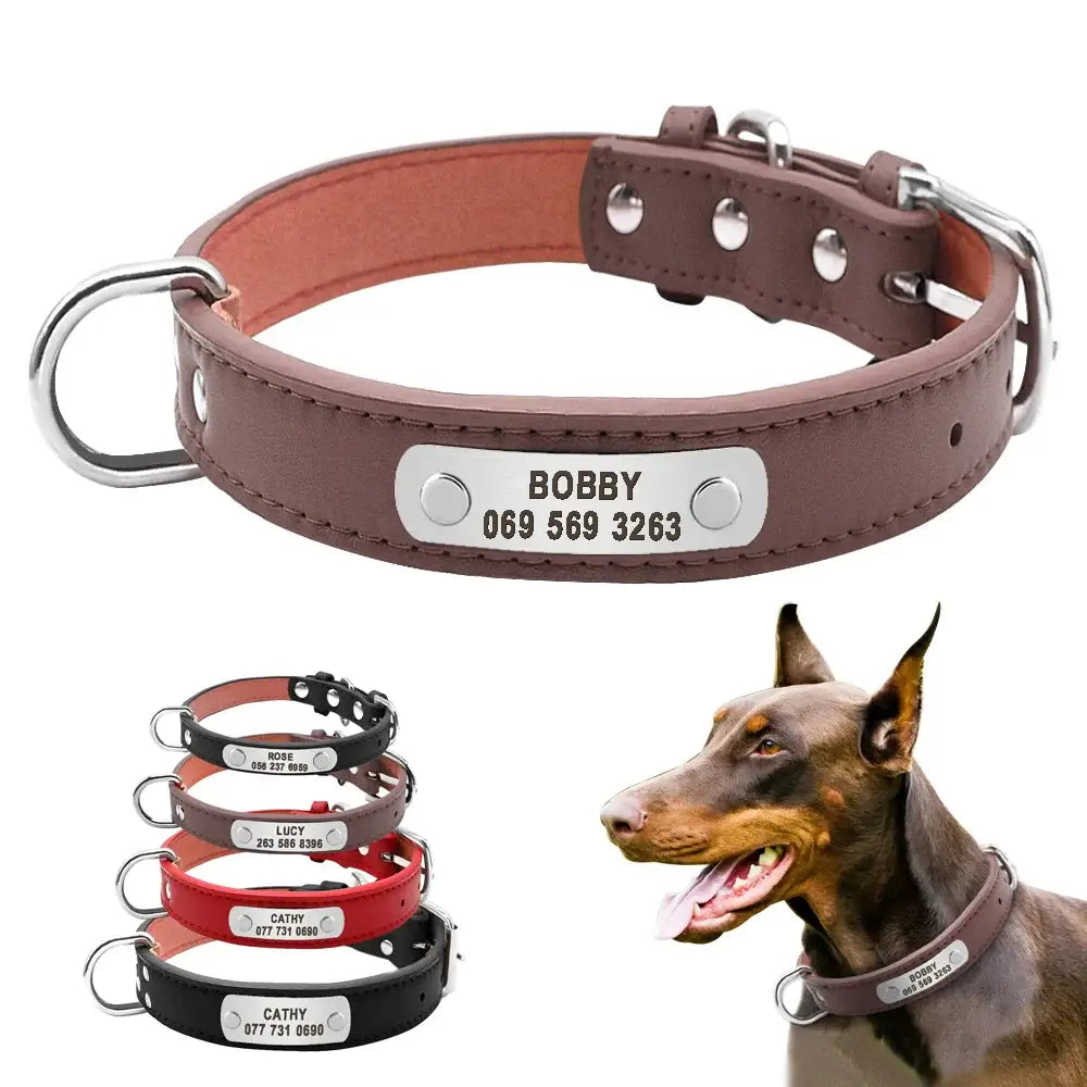 Durable Personalized Dog Collar - Customizable Sizes