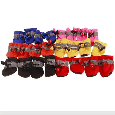 Waterproof Anti-slip Pet Dog Shoes 4pcs/set Rain Boots#AntiSlipDogShoes,#ComfortableDogBoots,#DogFootwear,#DogSafetyGear,#DogShoes,#EasyCleanDogShoes,#PetAccessories,#PetComfort,#PetRainBoots,#PetSupplies£8.9