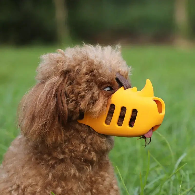 Rhinoceros-Shaped Silicone Dog Muzzle for Medium & Large Dog£11.9